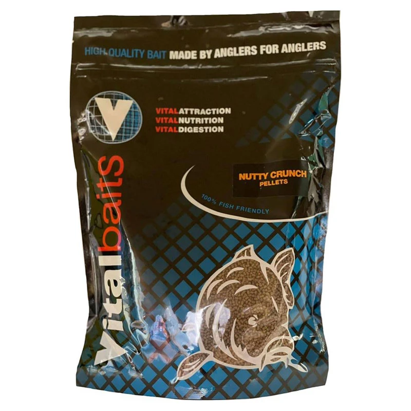 Vital Baits Pellets Nutty Crunch 1kg 1 Vital Baits Pellets Nutty Crunch 1kg