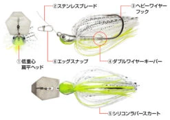 Jack Hammer Chatterbait, Evergreen -Ausgewählte Geschäfte Für Angelausrüstung 13103001r 4