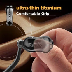 Gomexus Smoke Jedi Series 22mm Titanium Knob - Smoke -Ausgewählte Geschäfte Für Angelausrüstung T22STSK 4